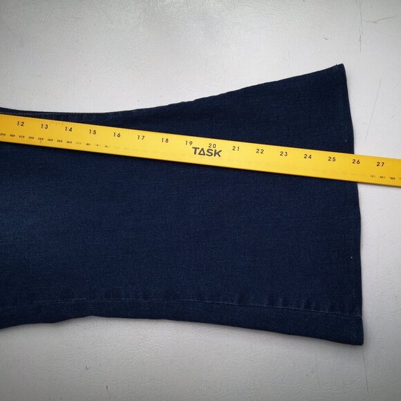Charlie Paige Ladies Size XL Medium Wash Zipper & Button Closure Flare Jeans - Picture 5 of 13